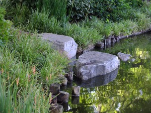 Osaka Garden pond detail