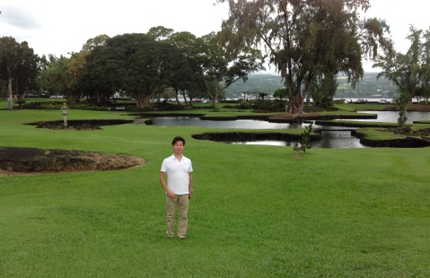 Takuhiro Yamada visited Lili`uokalani Gardens around Thanksgiving 2014